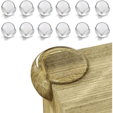 Baby Proof Me Table Corner Protectors – 12-Pack, Clear Table Edge and Corner Guards for Baby Safety, Furniture Bumpers for Home Protection