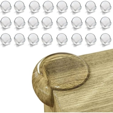 Baby Proof Me Clear Table Corner Protectors – 24-Pack, Furniture Guards & Bumpers for Baby Safety, Table Edges and Corners Protection