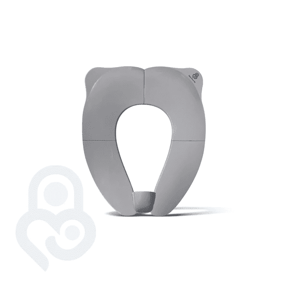 Baby Proof Me Toilet Training Seats for Toddlers, Potty Training Seat with Splash Guard, Gray
