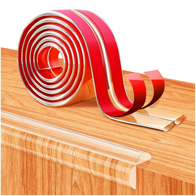Baby Proofing, Clear Silicone Edge Corner Protectors, Pre-Taped