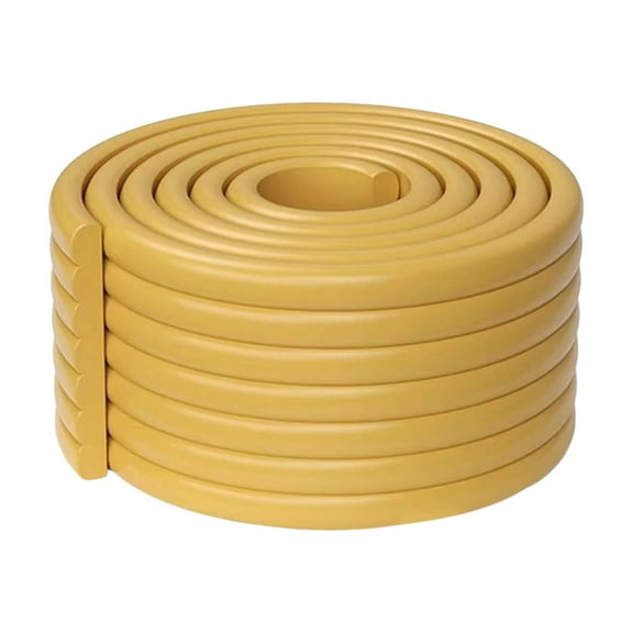 Baby Proofing Edge Corner Protector - 79" Extra-Wide Soft NBR Rubber Foam Padding with Adhesive Backing, Thickened Safety Bumper Guards for Furniture, Tables, Fireplace & Sharp Edges
