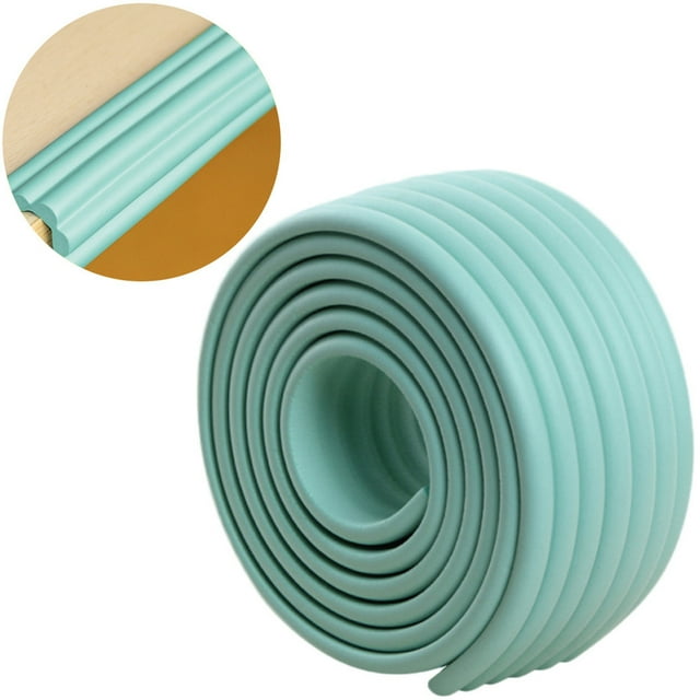 Baby Proofing Edge Corner Protector, Edge Guards Padding Adhesive, Extra-Wide Soft Rubber Foam padding, Furniture,Sharp Edge Safety Corner Edge Bumper Guard-Mint Green