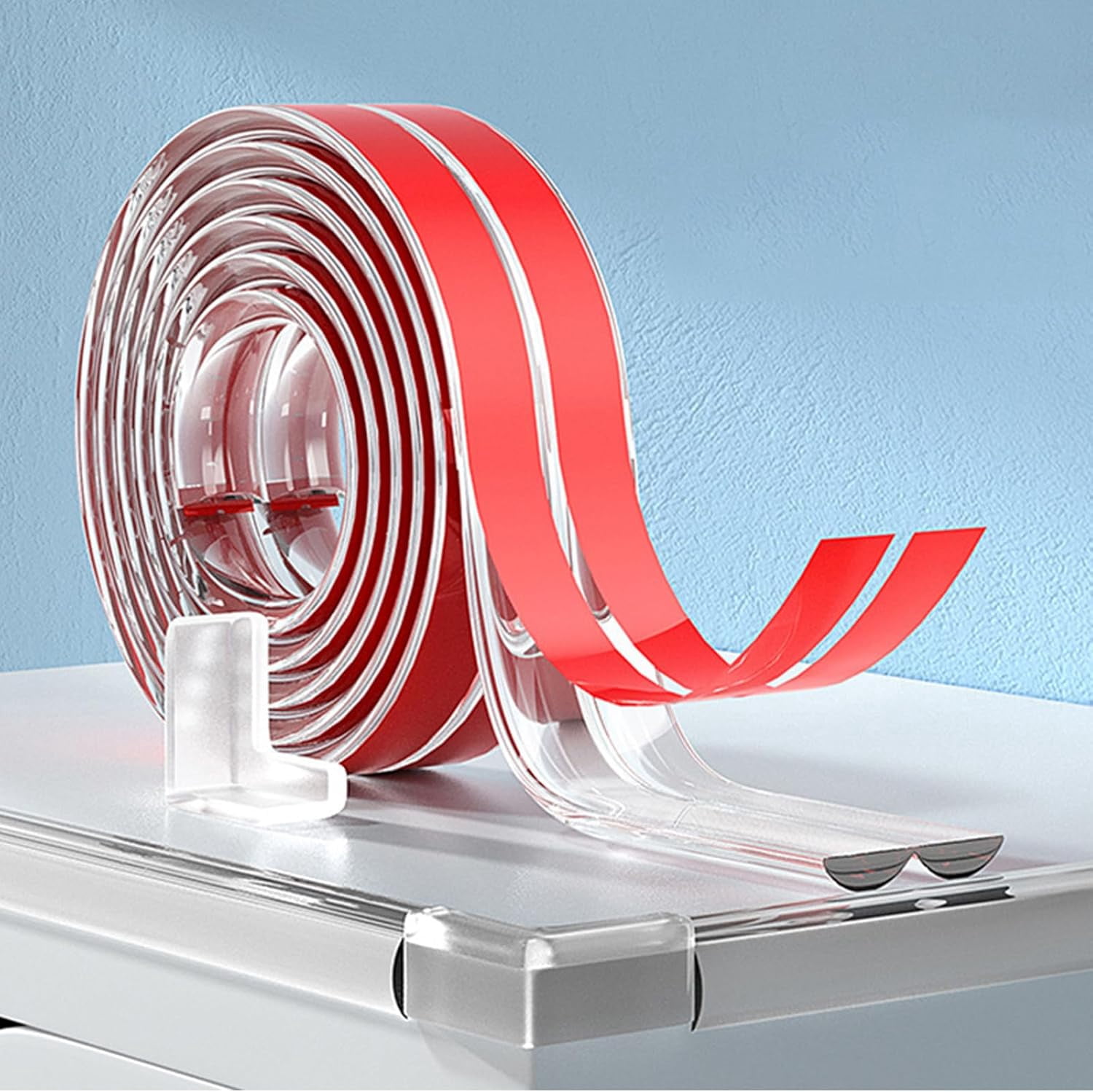 Baby Proofing Edge Corner Protector with 4 Corners, Clear Soft Silicone ...