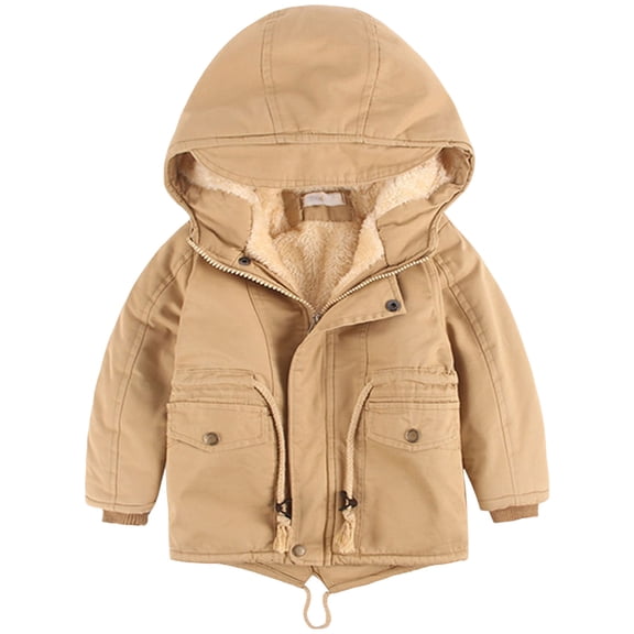 Baby Puffer Coat Toddler Winter Coat Bear Ears Hooded Jacket Long Sleeve Light Winter Coats for Kids Baby Girls Toddler Puffer Jacket Baby Boy Clothes Kids Winter Coats Size 8-10