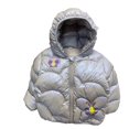thumbnail image 1 of Baby Puffer Jacket Zipper Hoodie Coats With Pockets Cute Printed Pattern Down Outwear Long Sleeve Thicked Warm Clothes Fall And Winter Outdoor Outerwear, 1 of 3