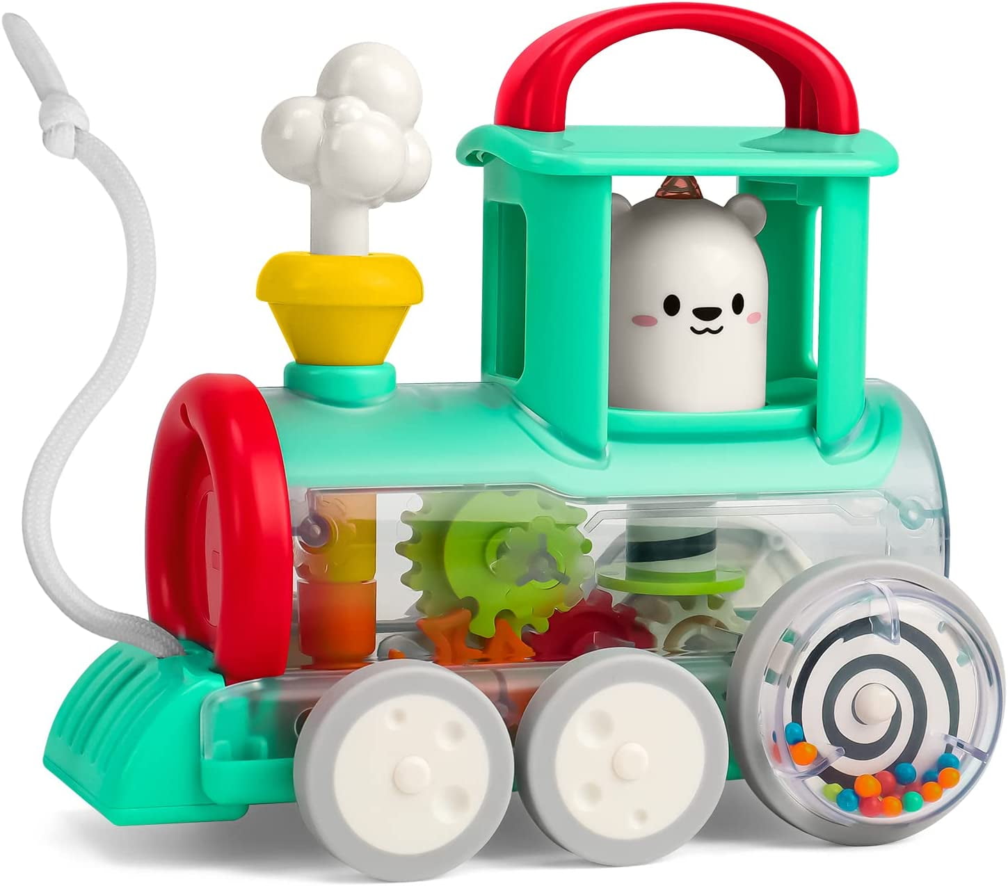 Baby Pull Toy 6 to 12 Months Toddler Pull Along Toy Train for Boys Birthday Gift Toys