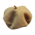 thumbnail image 1 of Baby Pumpkin Hat Kids French Beret Toddler Girls Hat Octagonal Painter Artist Hats Solid Warm 2-5T, 1 of 3