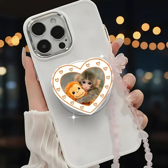 Baby Punch Monkey Magnetic PhoneGrip, Viral Monkey Phone Holder, Save Punch Magnetic Phone Grip