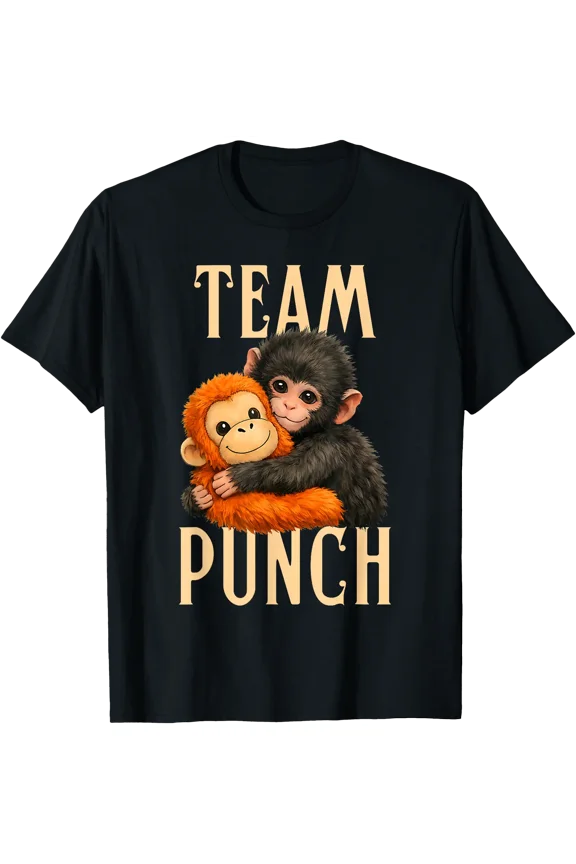 Baby Punch Monkey Shirt Punch Hug Big Love T-Shirt