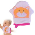 thumbnail image 1 of Baby Puppet Washcloths Kids Wash Gloves Sponge Body Scrub For Toddler Print Baby Soft Cotton Shower Exfoliating Rubbing Towel Glove Hand protection equipment, 1 of 9