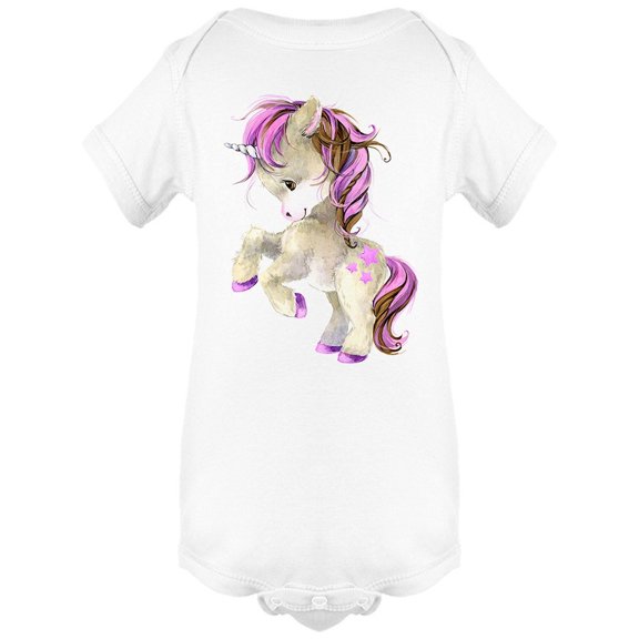 Baby Purple Unicorn Bodysuit Infant -Image by Shutterstock, 6 Months
