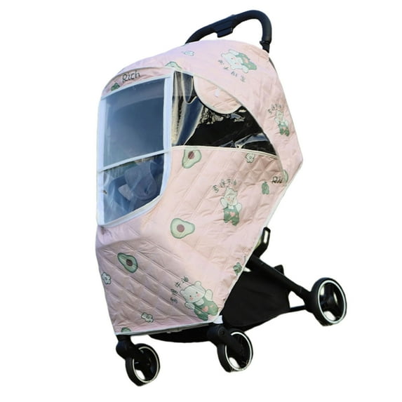 Baby Pushchair Covers Baby Pram Rain Covers Breathable Windproof Protections Covers Dustproof Weather Covers