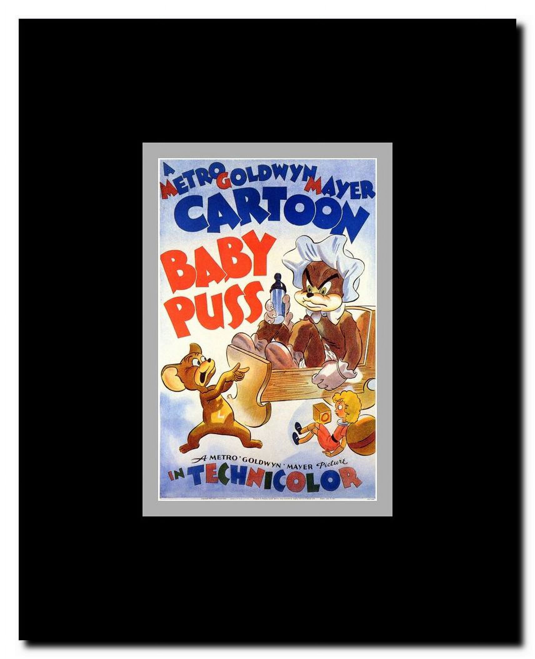Baby Puss Framed Movie Poster