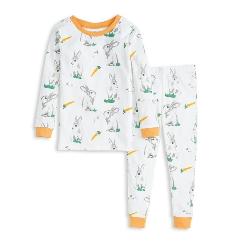 Baby Rabbit Habit Organic Snug Fit Easter Pajamas Size 10 Years
