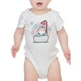 thumbnail image 1 of Baby Rabbit Taking A Bath Bodysuit Infant -Image by Shutterstock,  6 Months, 1 of 4