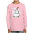 thumbnail image 1 of Baby Rabbit Taking A Bath Long Sleeve Toddler -Image by Shutterstock,  5 Toddler, 1 of 4