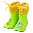 thumbnail image 1 of Baby Rain Boots Colorful Cartoon Animal Plush Children Water Shoes EVA Soft Outdoor Kids Rain Boots, 1 of 4