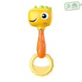 thumbnail image 1 of Baby Rattle Dinosaur Infant Shaker Toy for Newborns 0-12 Months Easy-Grip Grasping Sensory Toy, BPA Free ,Rattle Fine Motor Skill Developmental Baby Shower Gift Yellow, 1 of 7