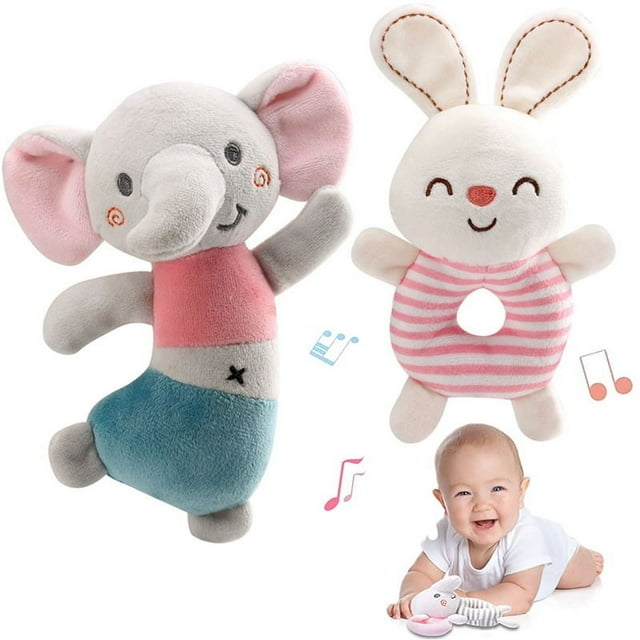 Baby Rattles 06 Months Soft Baby Rattles 06 Months, Newborn Sensory