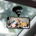 thumbnail image 1 of Baby Rearview Mirror for Car, 360° Rotating HD Safety Mirror with Suction Cup, Wide Angle Rear View Monitor, Anti-Shake Universal Fit, Multi-Use Makeup Accessories for Vehicles, 1 of 6