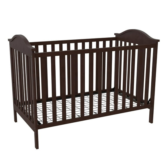 Baby Relax Adele 3-in-1 Convertible Crib, Espresso