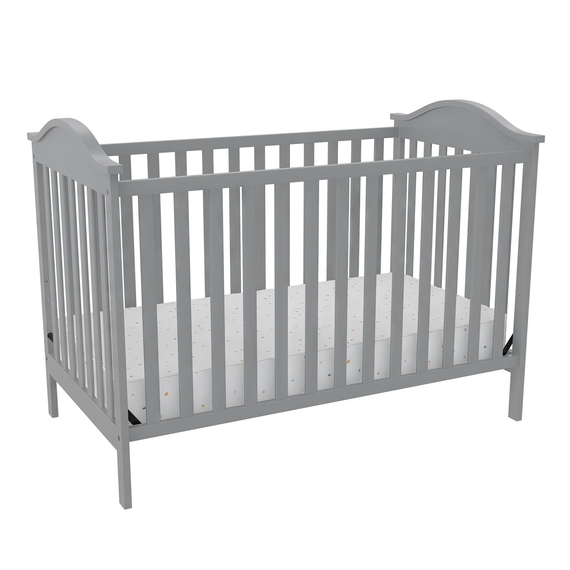 Baby Relax Adele 3-in-1 Convertible Crib, Gray - image 1 of 11