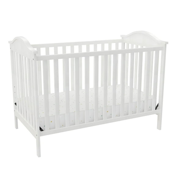 Baby Relax Adele 3-in-1 Convertible Crib, White