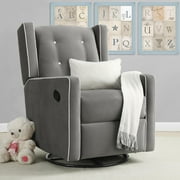 Baby Relax Mikayla 4-in-1 Nursery Swivel Glider Rocker Recliner