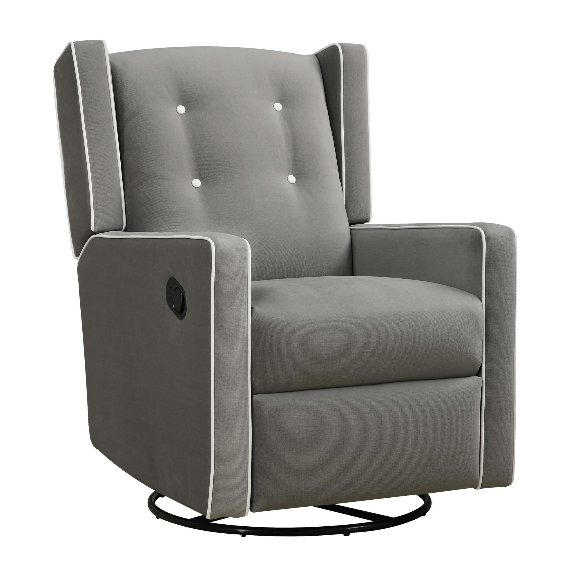 Baby Relax Mikayla 4-in-1 Nursery Swivel Glider Rocker Recliner