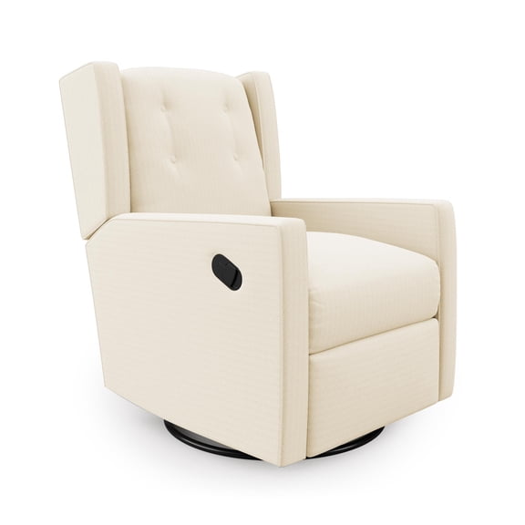 Open Box Baby Relax Mikayla 4-in-1 Nursery Swivel Glider Rocker Recliner