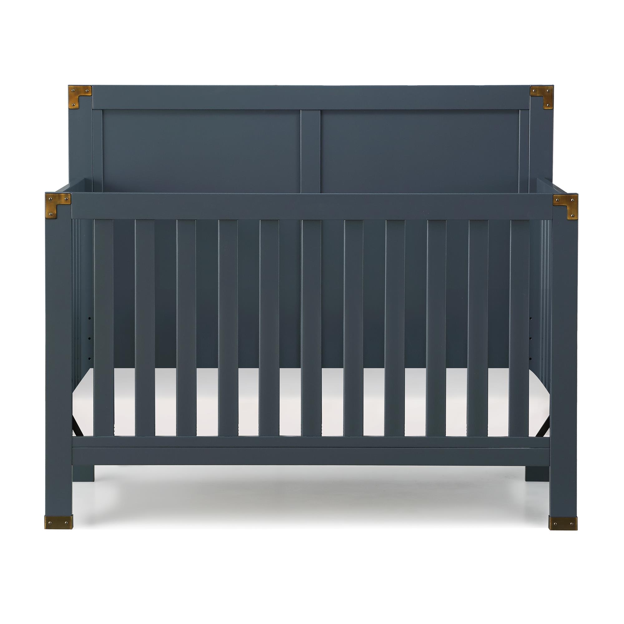Baby Relax Miles 5-in-1 Convertible Crib, Graphite Blue - image 1 of 12