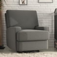 thumbnail image 1 of Baby Relax Rylan 4-in-1 Swivel Glider Rocker Recliner Chair, Dark Gray Velvet, 1 of 20