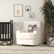Baby Relax Rylan 4-in-1 Swivel Glider Rocker Recliner Chair, White