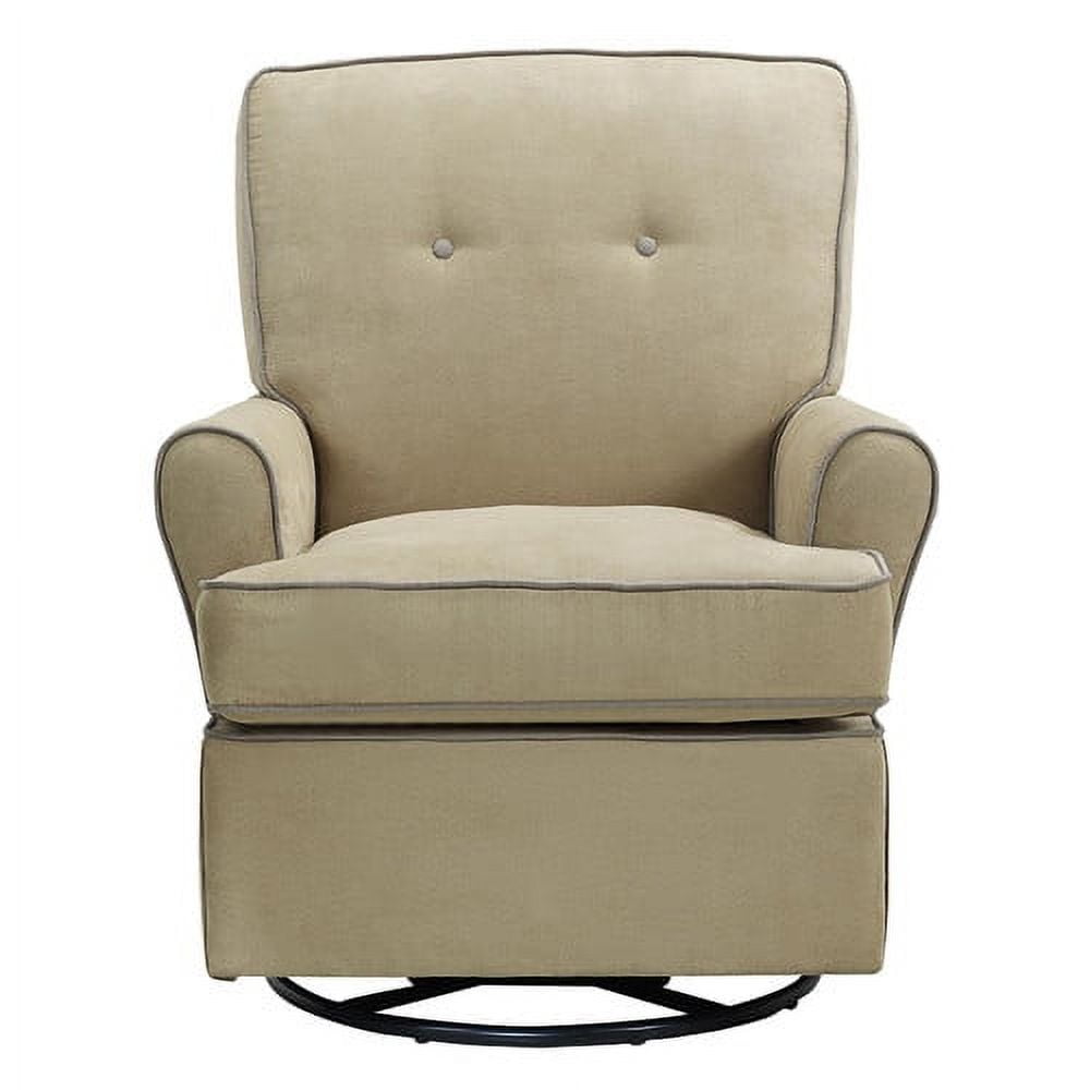 Baby Relax Tinsley Swivel Glider in Beige Walmart