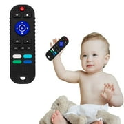 Baby Remote Control Toy with Teether, Educational Learning Toy for Infants 6+ Months, Interactive Volume Buttons & Numbers, Fine Motor Skills Development, Early Cause & Effect Cognition