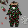 Baby Romper For Christmas Family Matching Pajamas Big Headed Deer Print