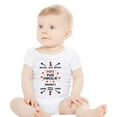 thumbnail image 1 of Baby Romper Letter Prints Boys Girls Short Sleeve Romper Bodysuits Onesies Boy White 18 Months-24 Months, 1 of 4