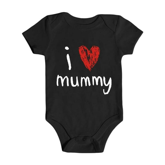 Baby Romper Letter Print Baby Girl Summer Clothes Short Sleeve Baby Clothes Plain Color Girl Clothes 12-18 Months Baby Girls Clothes