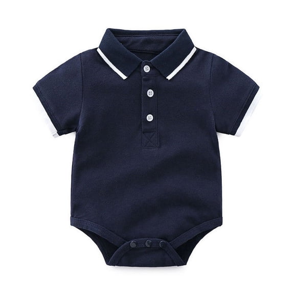 Girl Outfits Solid Girls Summer Jumpsuits Short Sleeve Baby Clothing 0-6 Months Girl Clothing Boys Girls Fashion
