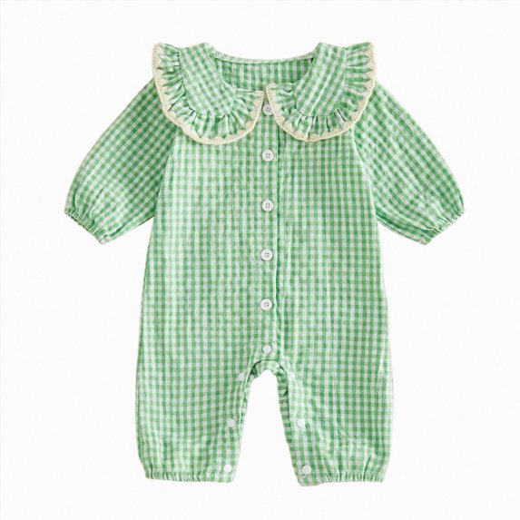 Baby Romper with Hat Clothes Set, Long Sleeve Newborn Infant Baby Bodysuit