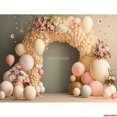 thumbnail image 1 of Baby Room Happy Birthday Photography Backdrops Props Newborn Party ration Balloons Arch Floral Theme Photo Background QQ-10, 1 of 5