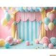 thumbnail image 1 of Baby Room Happy Birthday Photography Backdrops Props Newborn Party ration Balloons Arch Floral Theme Photo Background QQ-10, 1 of 5