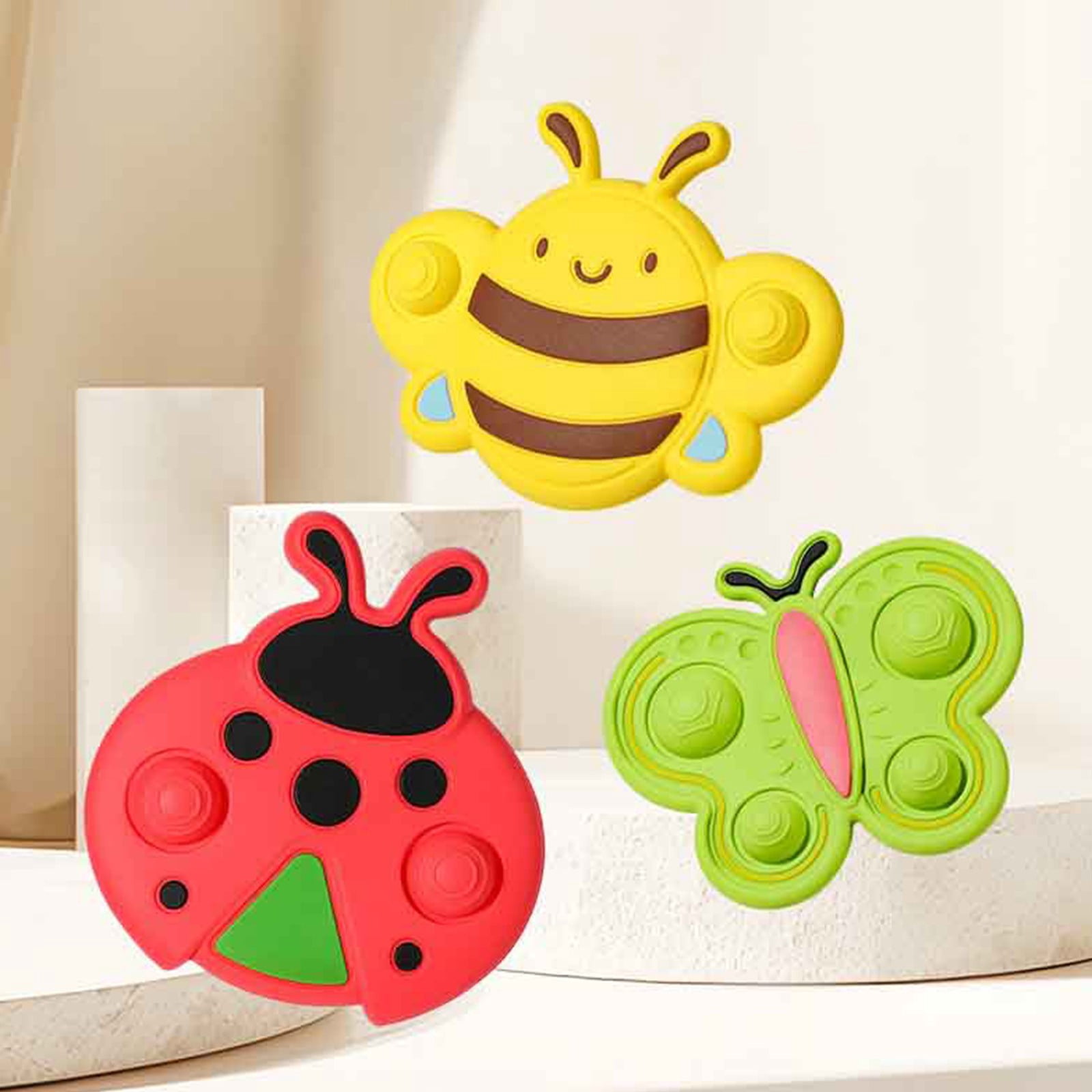 Baby Rotating Toy, Silicone Suction Cup Toy, Infant Dining Table ...