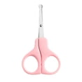 thumbnail image 1 of Baby Round Tip Safety Manicure Nail Scissors Stainless Steel Shower Gift for Infant Newborns Babies Toddlers, 1 of 4