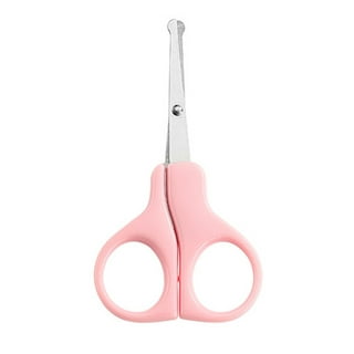 Casewin Baby Round Tip Safety Manicure Nail Scissors, Stainless