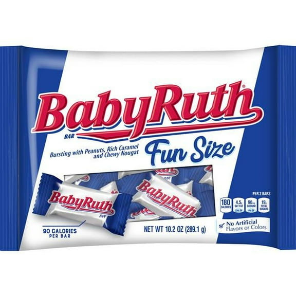 Baby Ruth Chocolate Bar Fun Size (Pack of 6)
