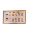 thumbnail image 1 of Baby'S First Birthday Growth Commemoration Photo Frame Display Stand, Children'S Photo Record Grid Album Wall-Mounted With Customizable Photos, 1 of 5