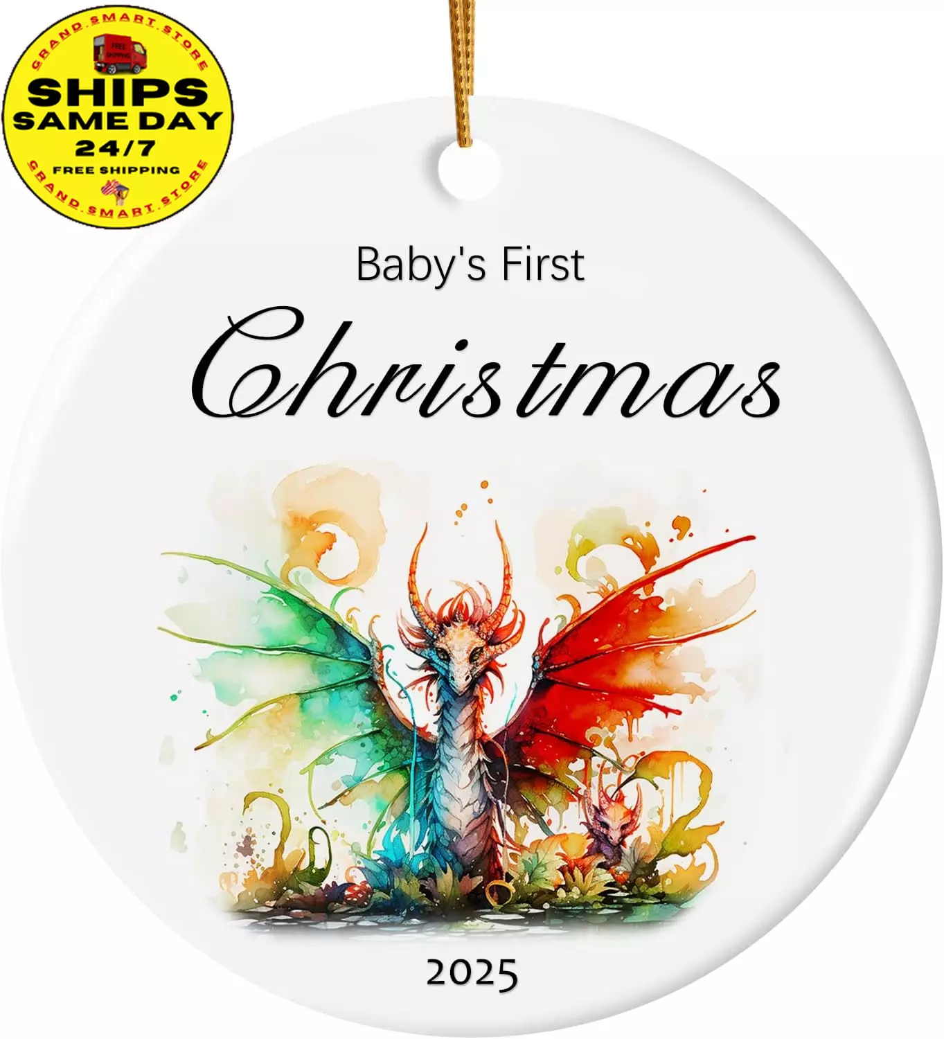 2025 Babys First Christmas Ornament Lyndy Ranique