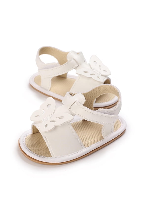 Baby'S First Walking Shoes Baby Summer New Toddler Sandals Outside Wear Non-Slip Breathable Sweat Proof Infant Sandals Baby Barefoot Shoes