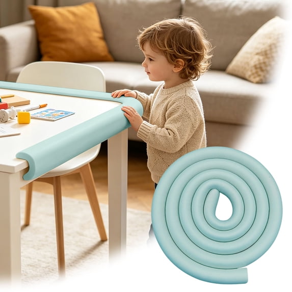 Baby Safety Edge Guard Strip, Soft Foam Table Corner Protector, Childproof Bumper Cushion for Furniture, Multi-Color Options